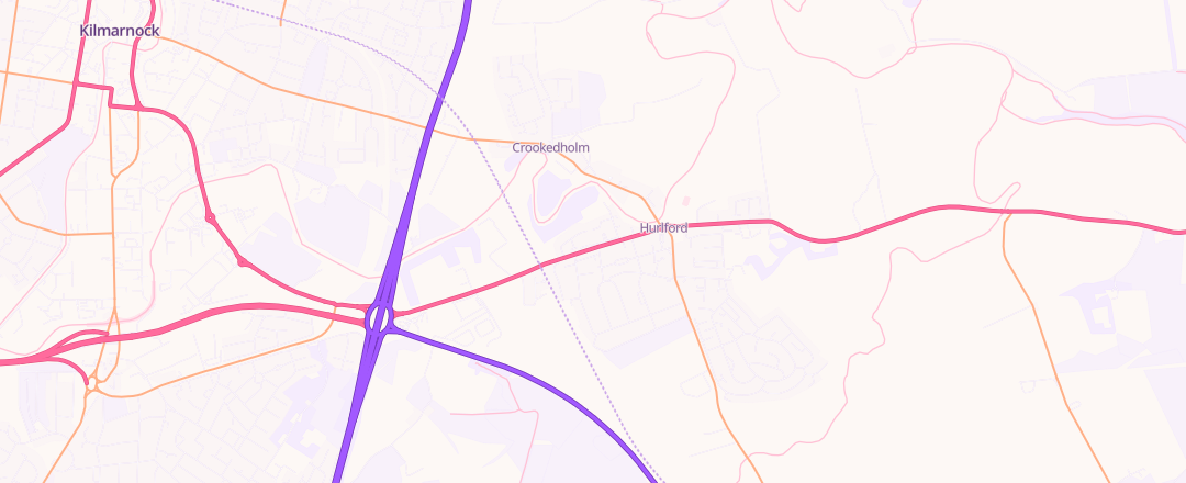 Map showing Ats Euromaster Limited, Kilmarnock