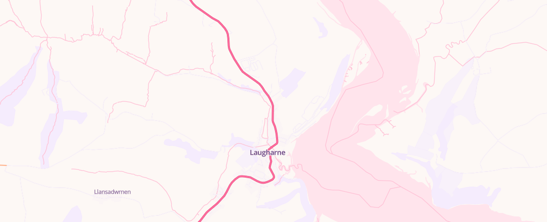 Map showing Ctm Automotive Limited, Carmarthen