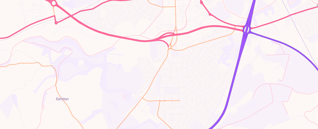 Map showing N/A, Kilmarnock
