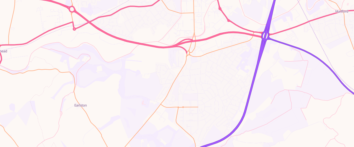Map showing the location of Burnpark Service Station Limited