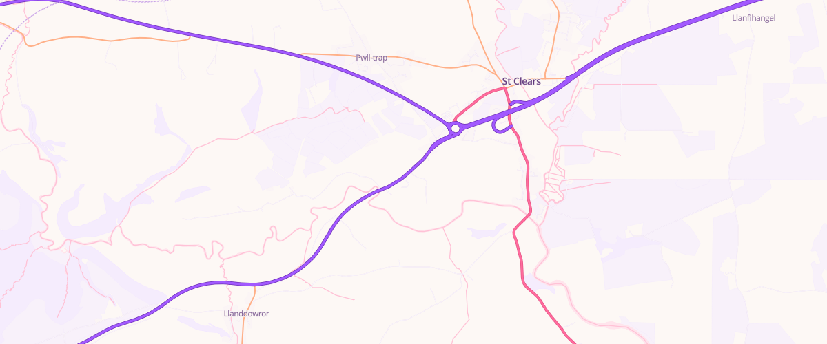 Map showing the location of Ascona Ivy Service Station