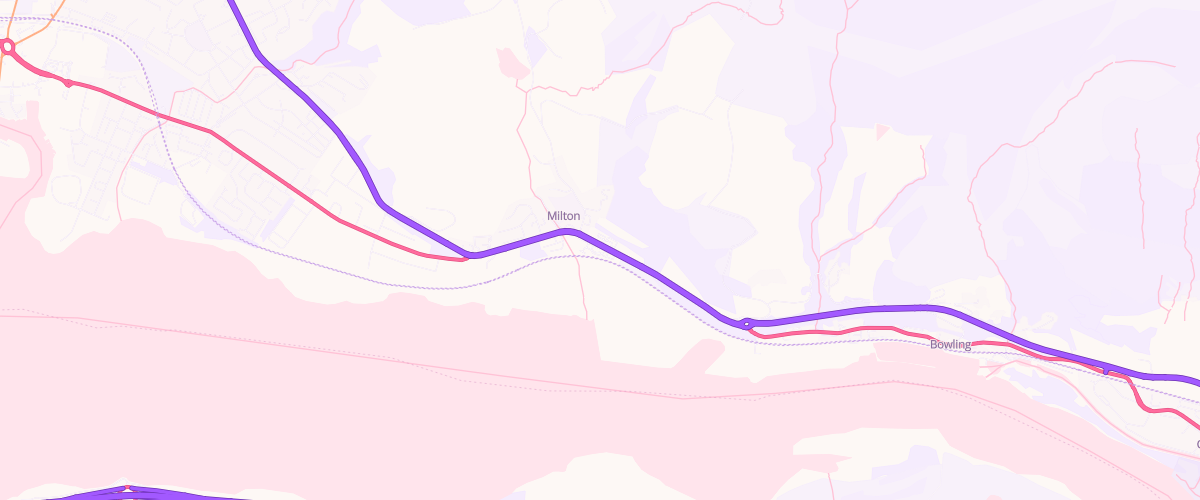 Map showing the location of Mfg Dunglass