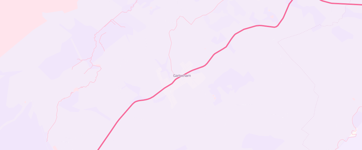 Map showing the location of Lomondview Filling Station