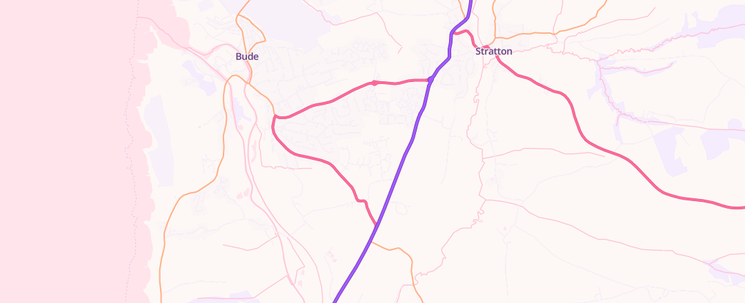 Map showing James & Aldridge Garage Ltd, Cornwall