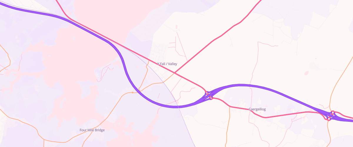Map showing the location of Essar Gwalia Service Station