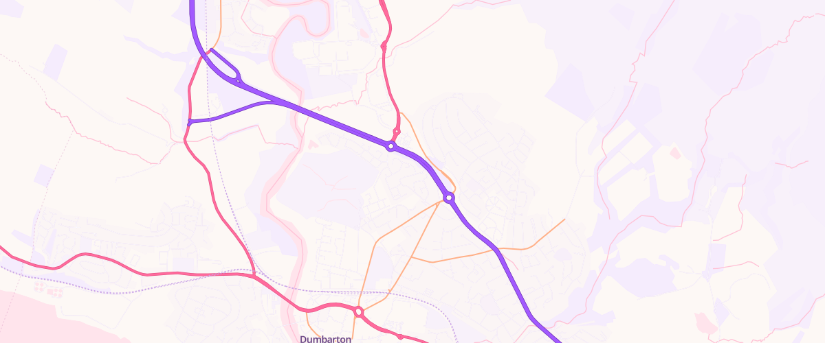 Map showing the location of Asda Lomondgate Express Petrol