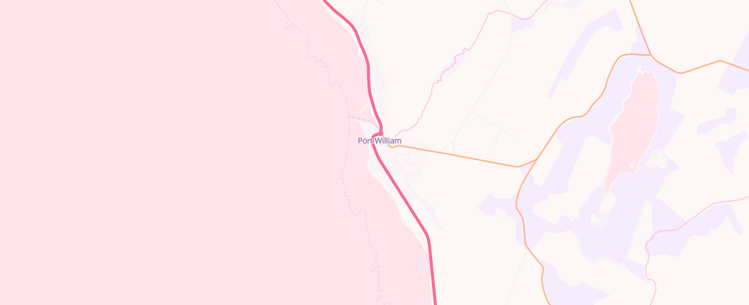 Map showing Allison Motors, Newton Stewart