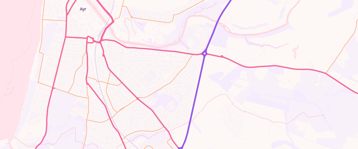 Map showing the location of Masonhill Service Station