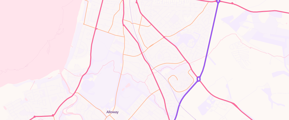 Map showing the location of Mfg Kyle
