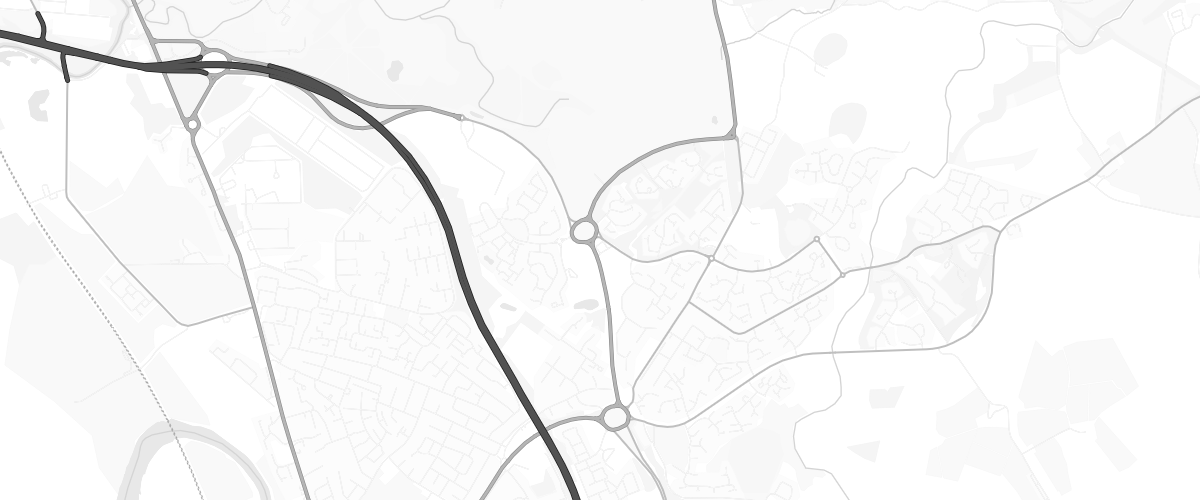 Map showing the location of Mfg Girdle Toll