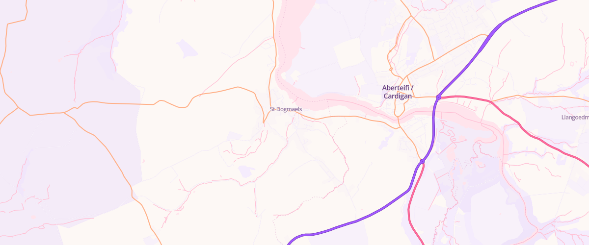 Map showing the location of B V Rees Ltd