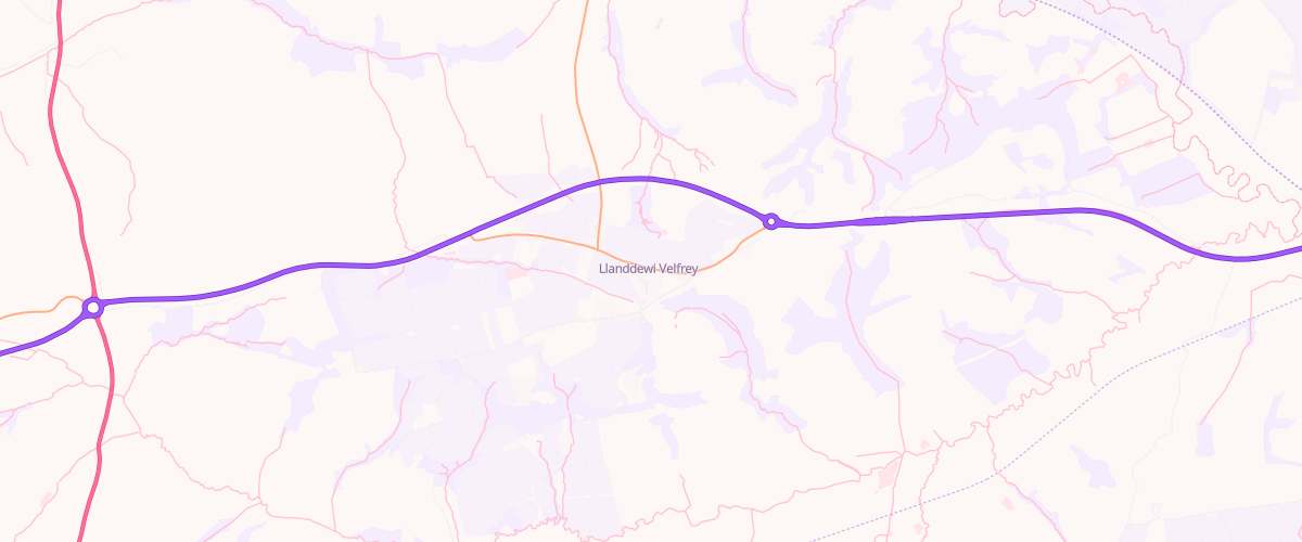 Map showing the location of Preseli Service Station Limited