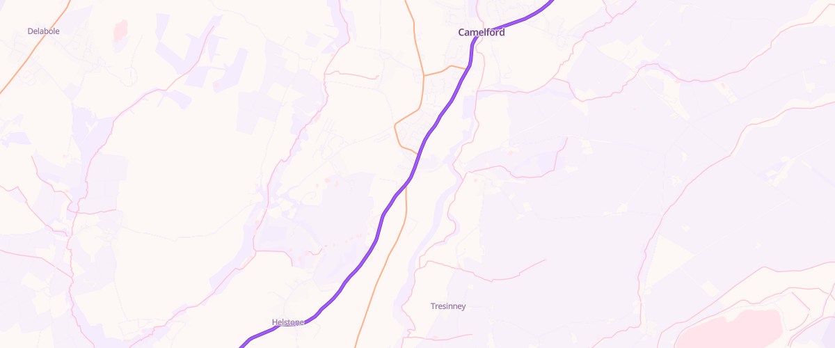 Map showing the location of Ascona Camelot Service Station