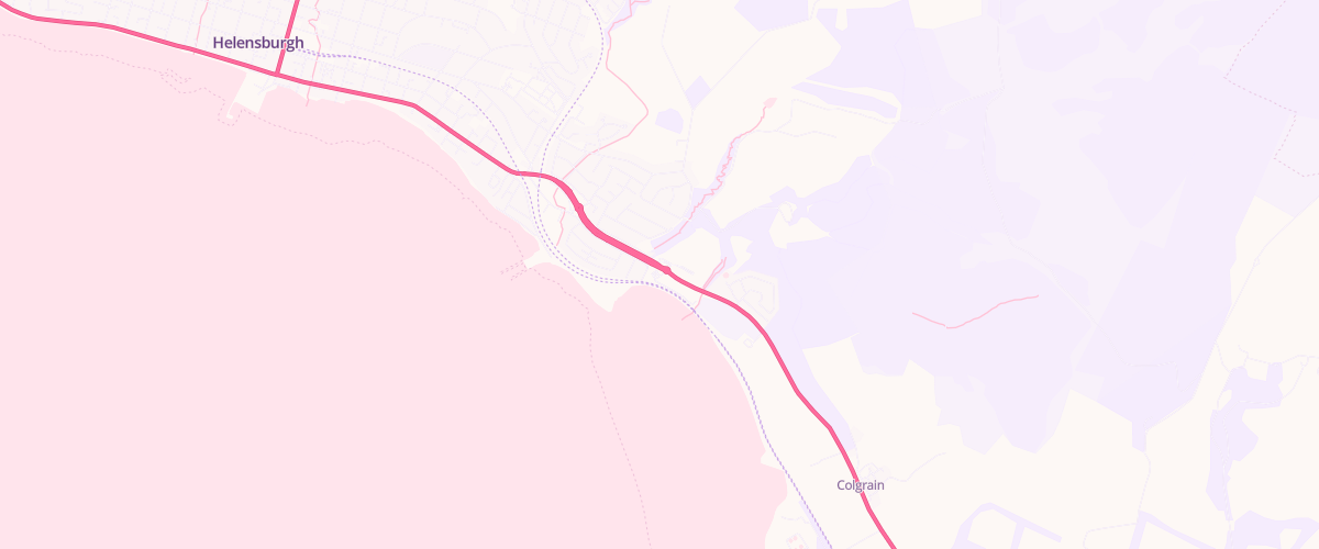 Map showing the location of Mfg Morrisons Helensburgh