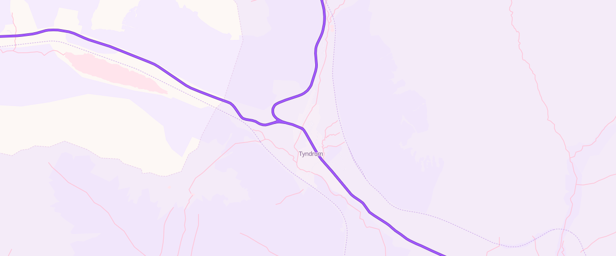 Map showing the location of The Green Welly Stop