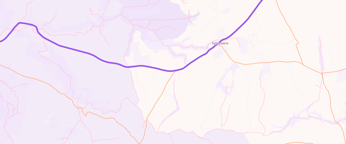 Map showing the location of Brian Llewelyn A'i Ferched