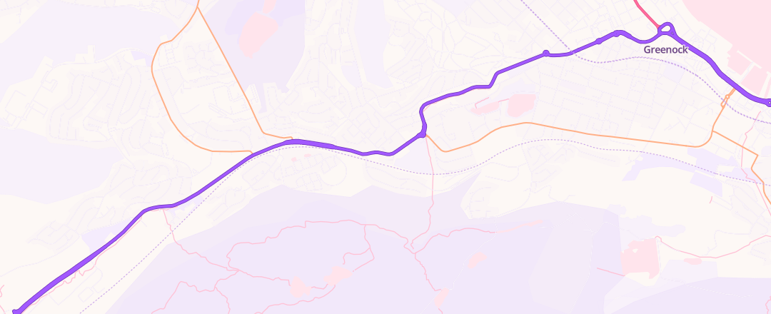 Map showing Iain S Phillips, Greenock
