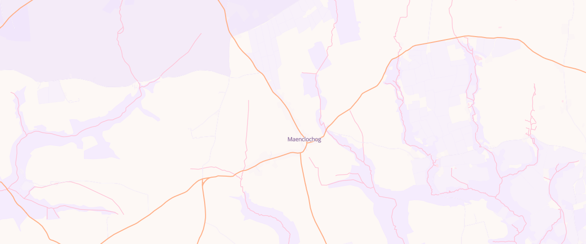 Map showing the location of Gernant Garage