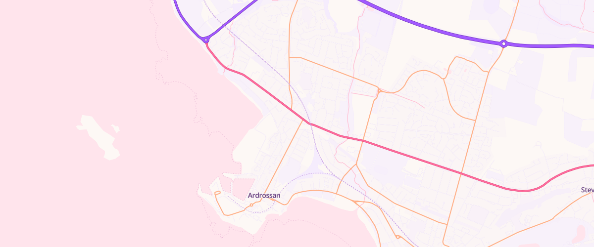 Map showing the location of Highland Fuels Ltd