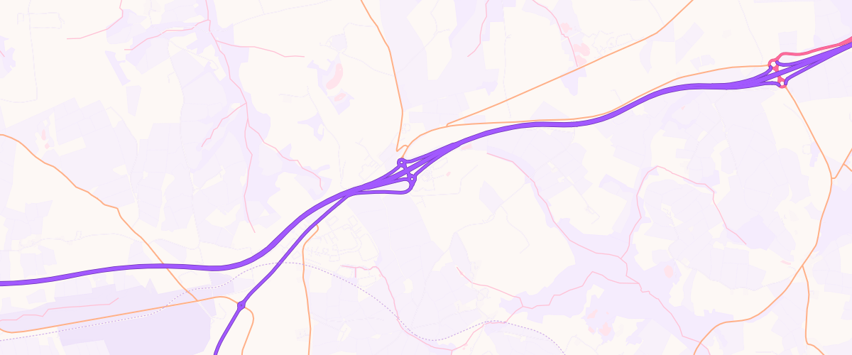 Map showing the location of Shell Cornish Gateway