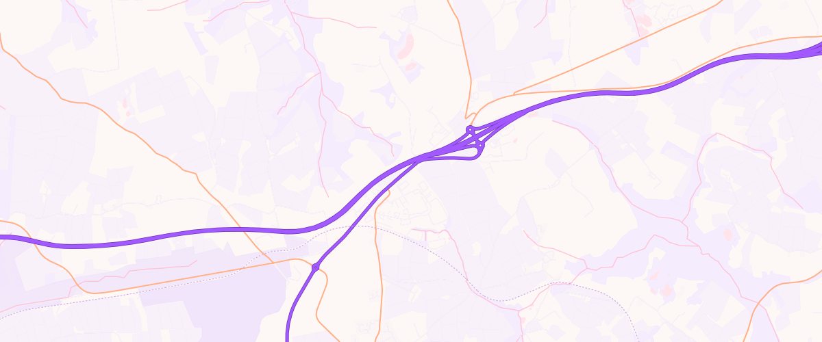 Map showing the location of Tgc Mid-Cornwall