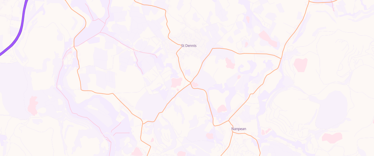 Map showing the location of E.G.Brokenshire And Sons Penwyn