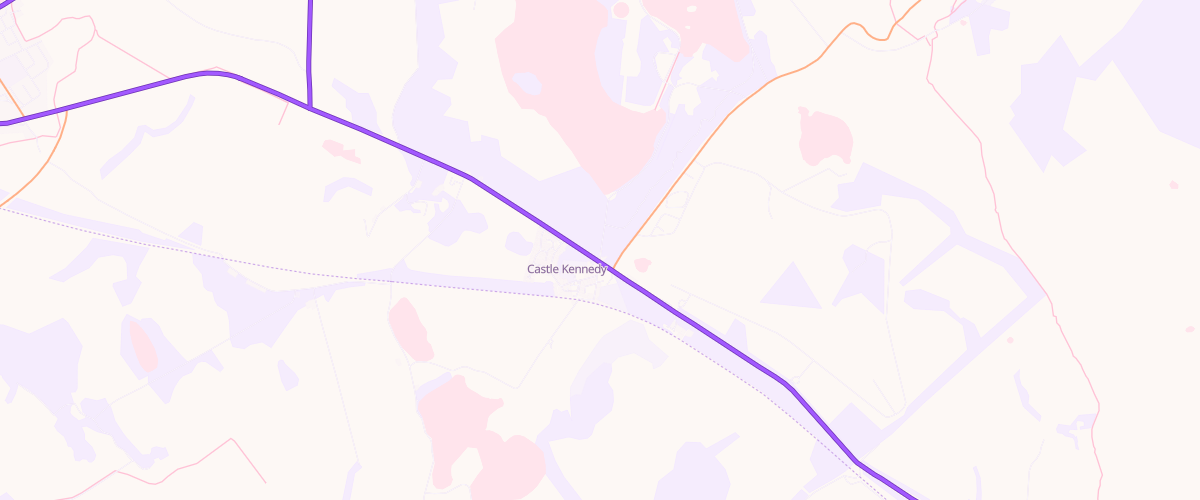 Map showing the location of Inch Filling Station