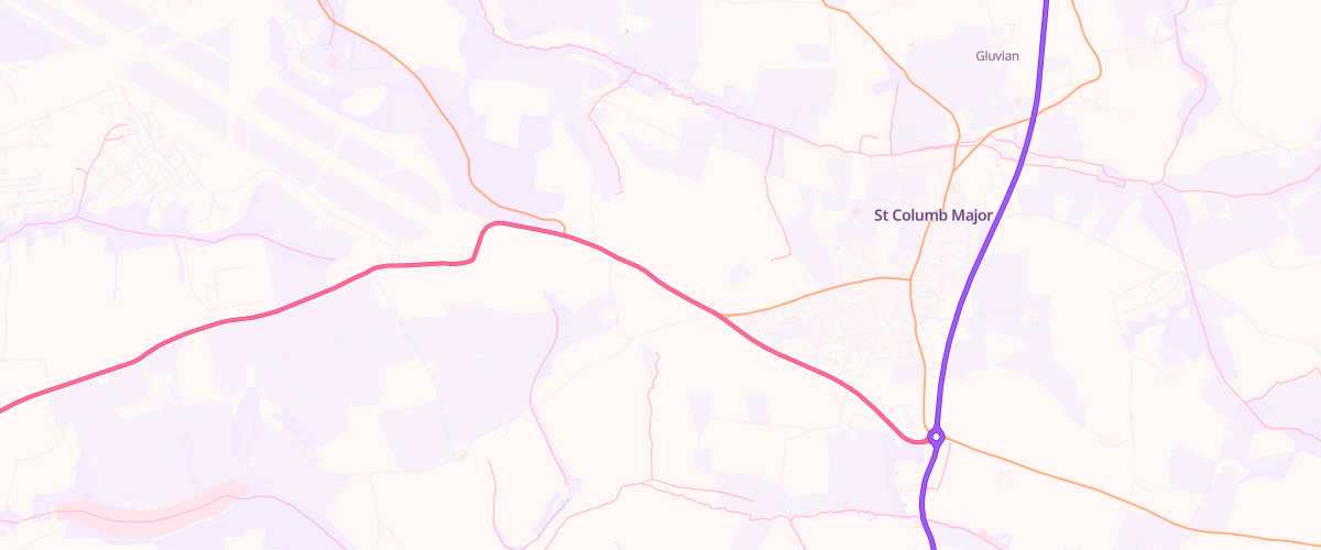 Map showing the location of Ascona Westways Filling Station