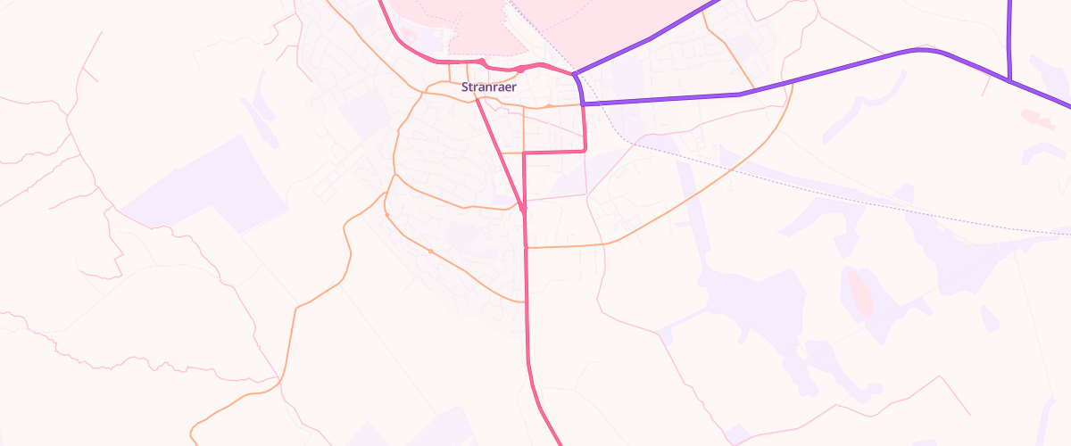 Map showing the location of Mirreys Garage