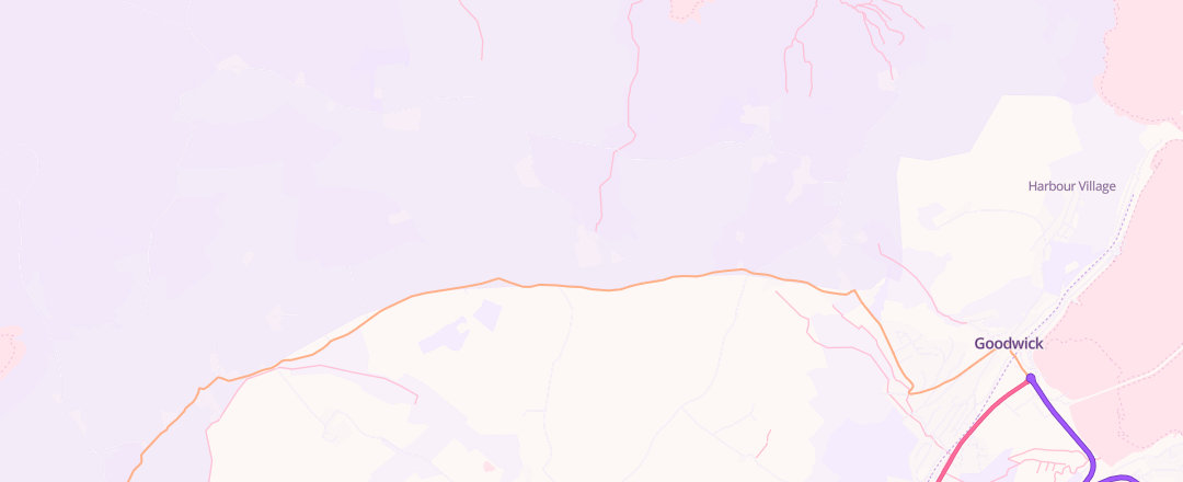 Map showing Pontiago Garage, Goodwick