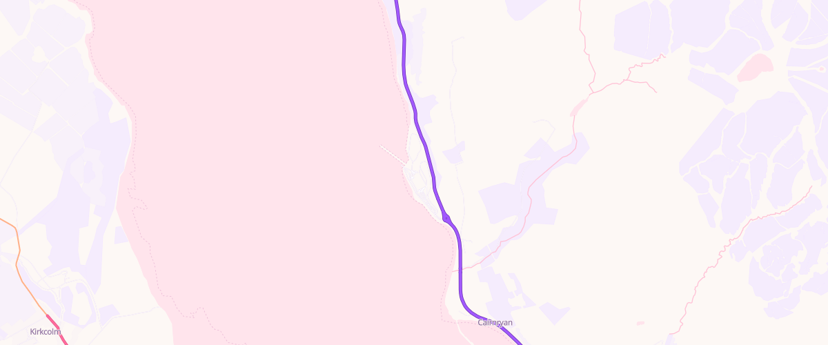 Map showing the location of Nicholl Auto 365 Cairnryan