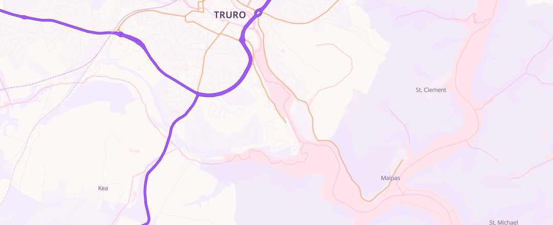 Map showing Riverside Mot And Garage Services, Truro