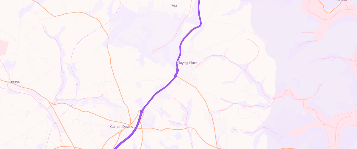 Map showing the location of Shell Co-Op Playing Place