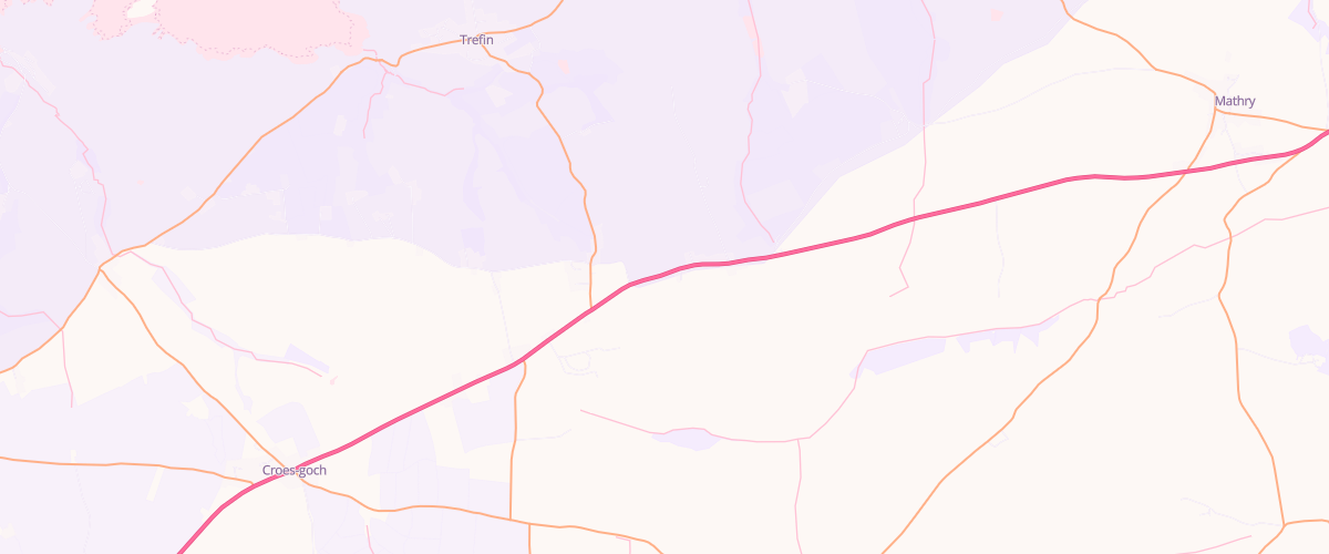 Map showing the location of Square And Compass Filling