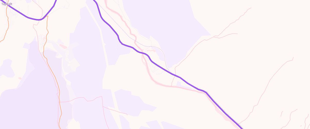Map showing the location of Karan Awe Service Station