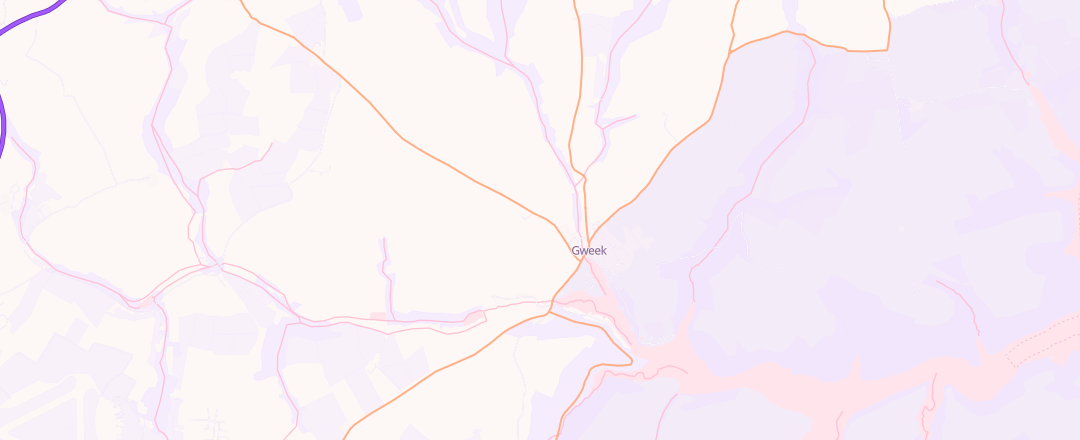 Map showing D & T Motors Limited, Helston