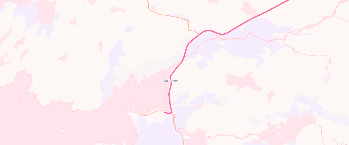 Map showing the location of Lochinver Stores