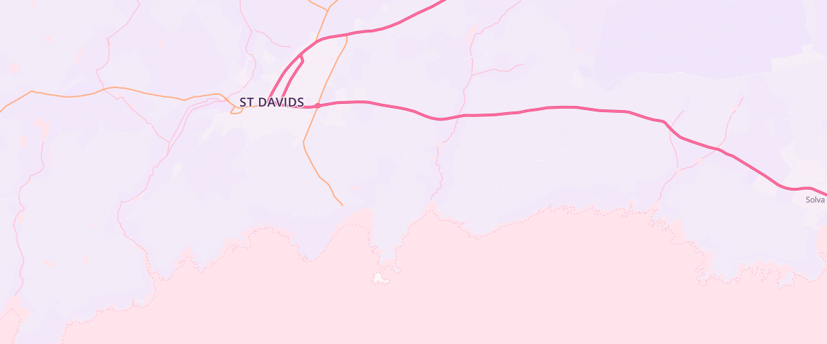 Map showing the location of Ocean Haze Service Station