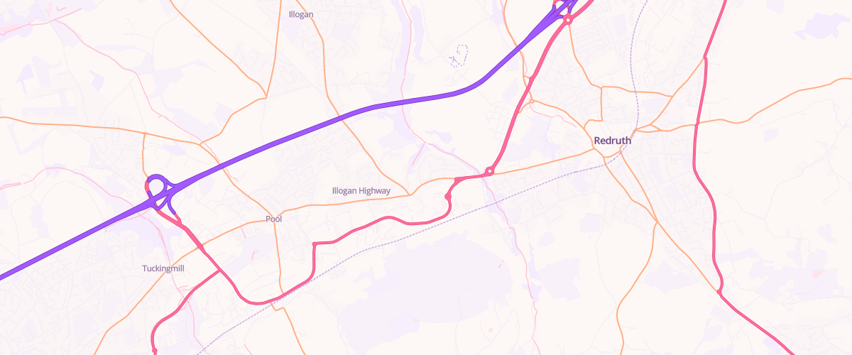 Map showing the location of Nts Maynes Service Station