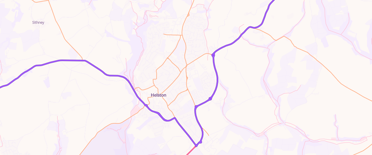 Map showing the location of Turnpike Garage