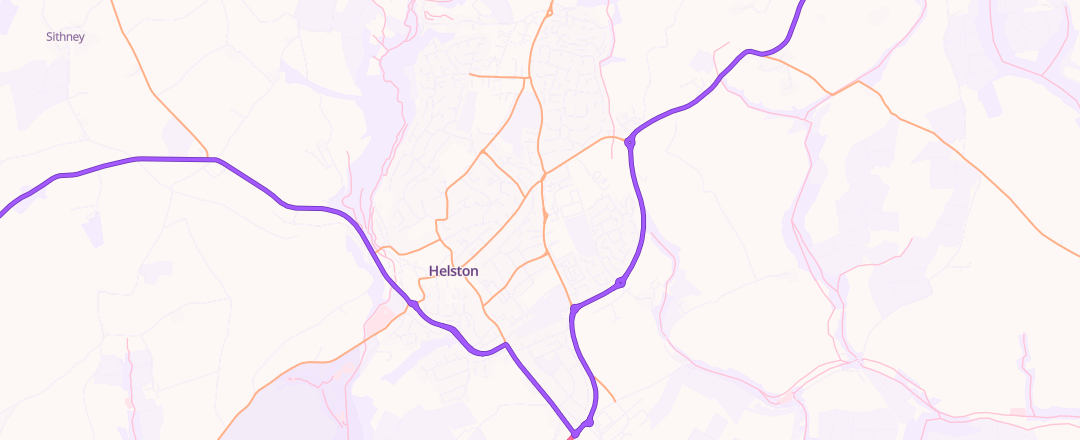 Map showing Ats Euromaster Ltd (helston), Helston