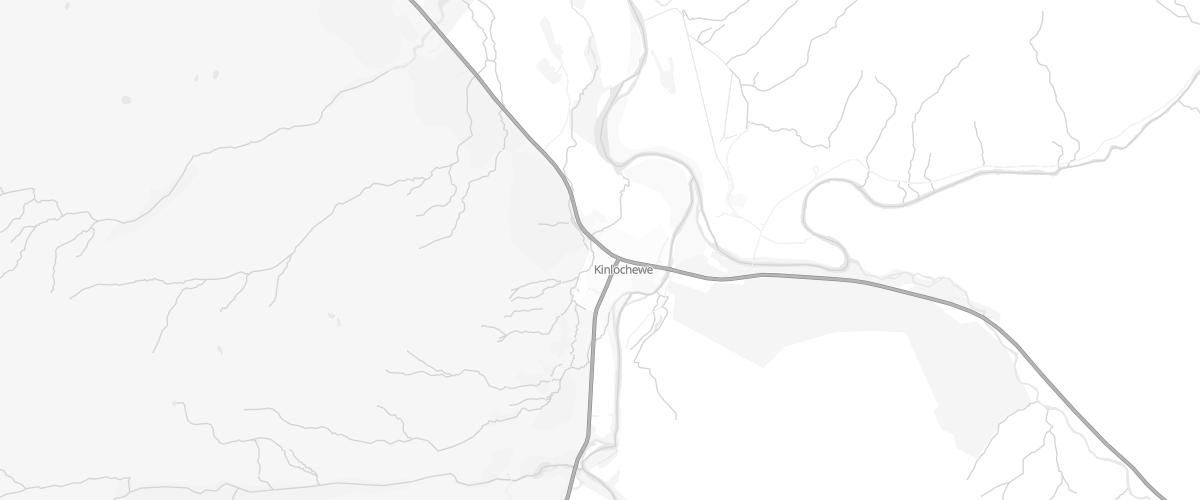 Map showing the location of Kinlochewe Service Station