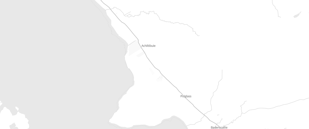 Map showing the location of Achiltibuie Stores