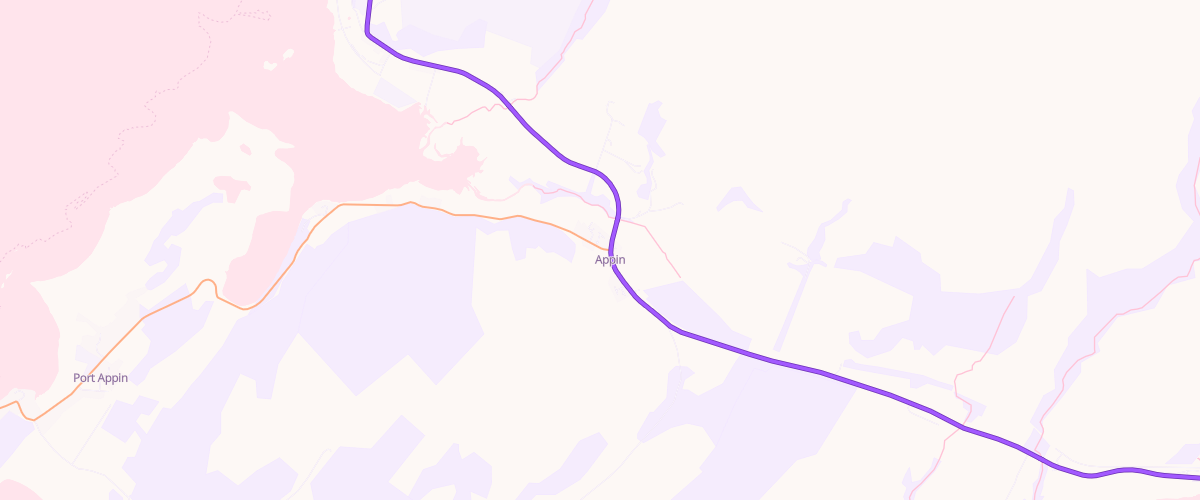 Map showing the location of Gunns Garage