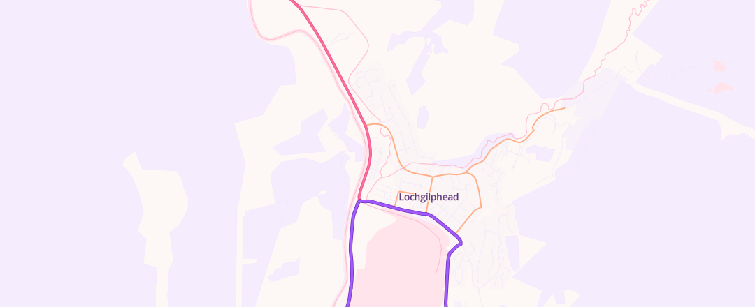 Map showing W D Semple, Lochgilphead