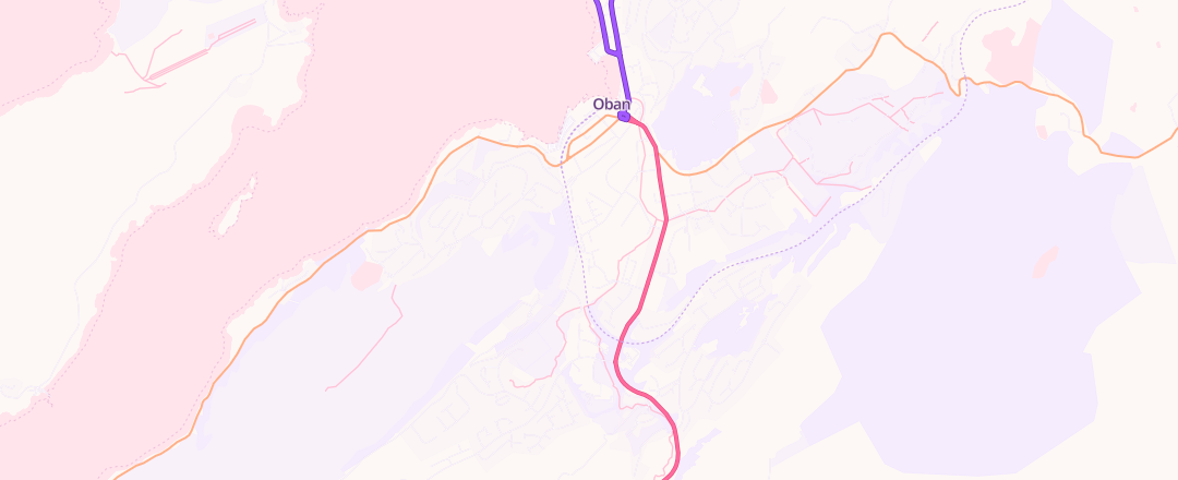 Map showing Quarry Road Mot Station, Argyll And Bute