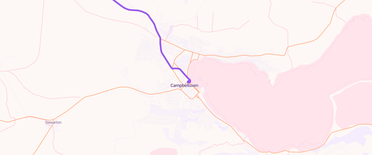 Map showing the location of D Mcnair Son Ltd