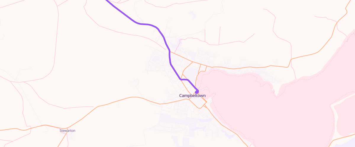 Map showing the location of Highland Fuels Ltd