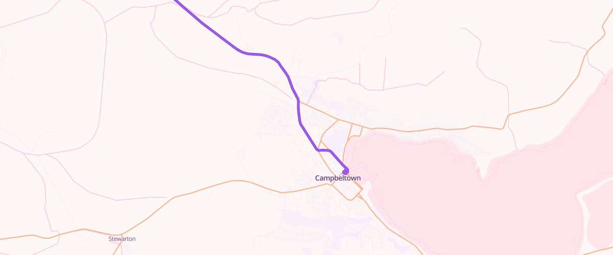 Map showing the location of Highland Fuels Ltd