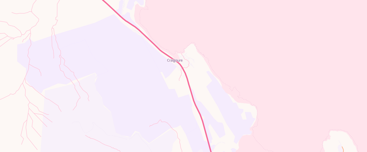 Map showing the location of Craignure Stores
